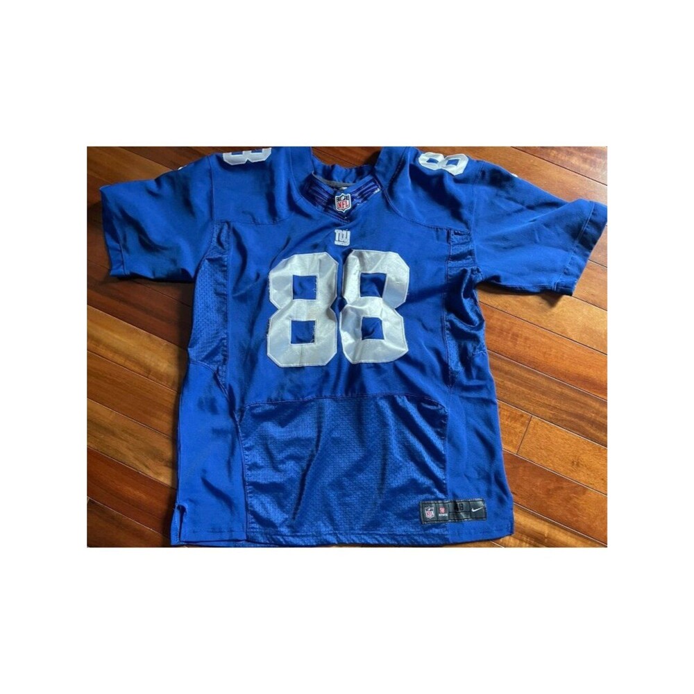 Hakeem Nicks #88 New York Giants NFL Royal Blue Nike On Field Jersey Men's Sz-48